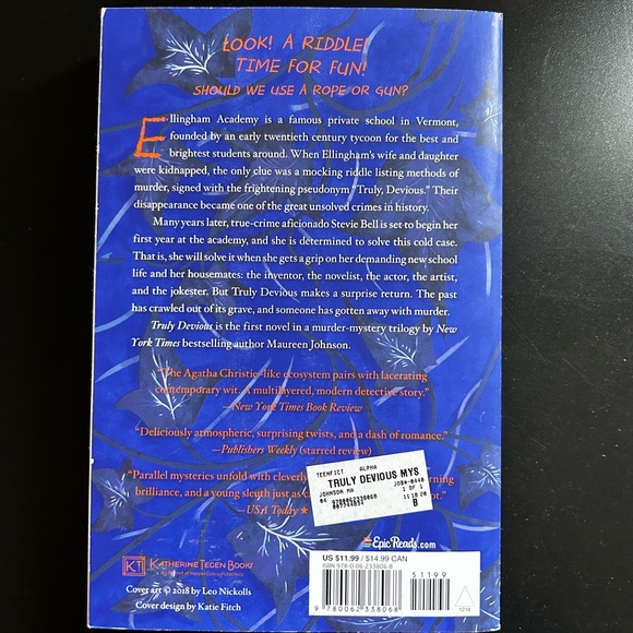 Truly Devious by Maureen Johnson - Picture 2 of 2